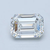 3 Carat Emerald - Natural Diamond - 2.97 - E - VS2 - EX - EX - Diamonds By Rothschild