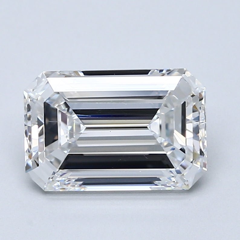 3 Carat Emerald - Natural Diamond - 3 - E - SI1 - VG - EX - VG - Diamonds By Rothschild