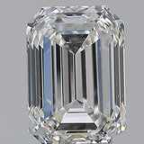 3 Carat Emerald - Natural Diamond - 3 - F - SI1 - VG - EX - EX - Diamonds By Rothschild