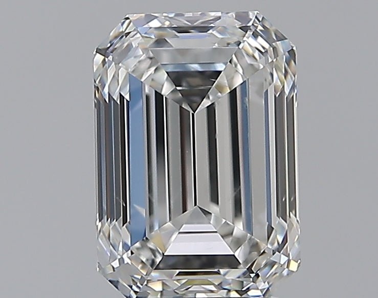 3 Carat Emerald - Natural Diamond - 3 - F - SI1 - VG - EX - EX - Diamonds By Rothschild