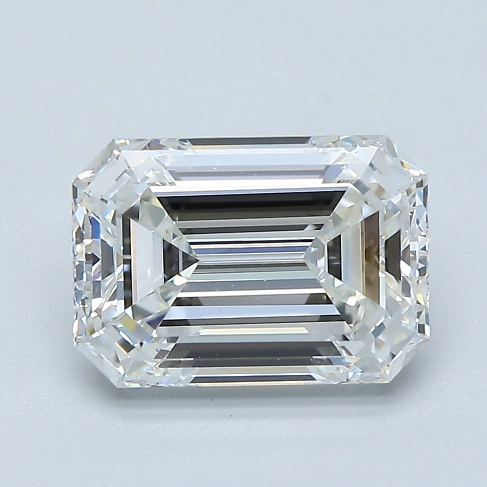 3 Carat Emerald - Natural Diamond - 3.01 - H - VS2 - EX - EX - Diamonds By Rothschild