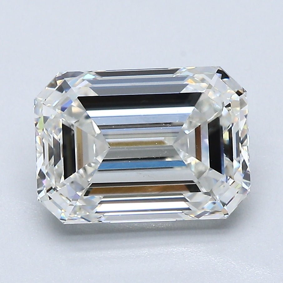 3 Carat Emerald - Natural Diamond - 3.01 - H - VS2 - EX - EX - EX - Diamonds By Rothschild