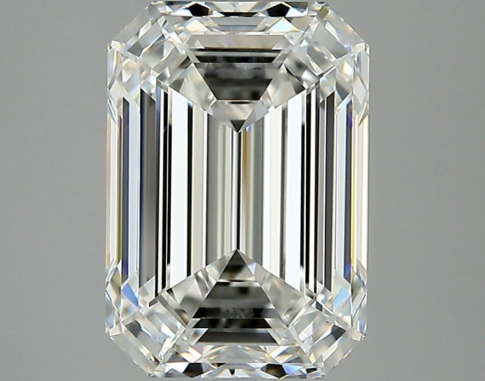 3 Carat Emerald - Natural Diamond - 3.01 - H - VVS1 - VG - EX - EX - Diamonds By Rothschild