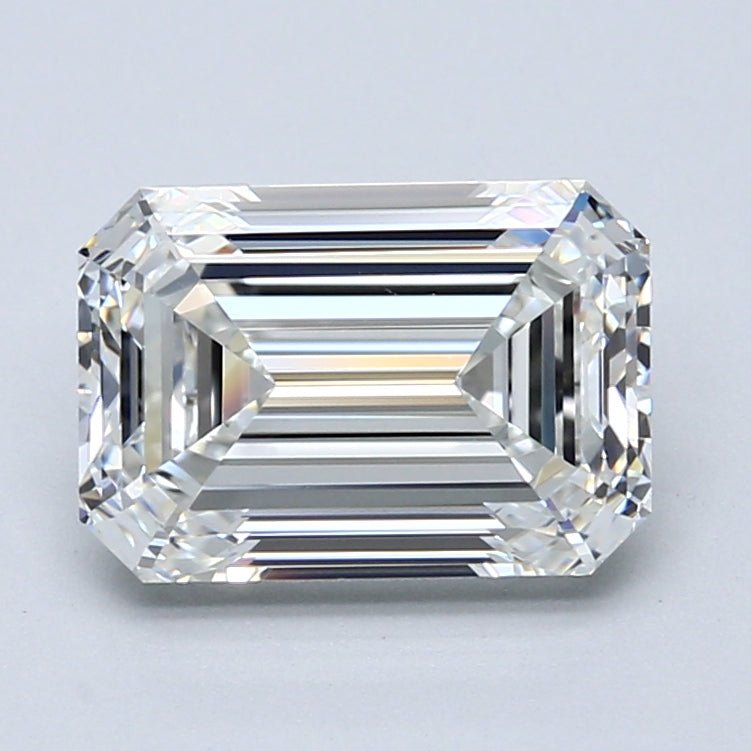 3 Carat EMERALD - Natural Diamond - 3.01 - H - VVS2 - VG - EX - EX - Diamonds By Rothschild