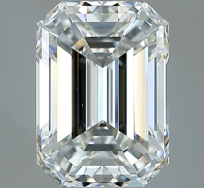 3 Carat EMERALD - Natural Diamond - 3.01 - I - VS1 - VG - EX - EX - Diamonds By Rothschild