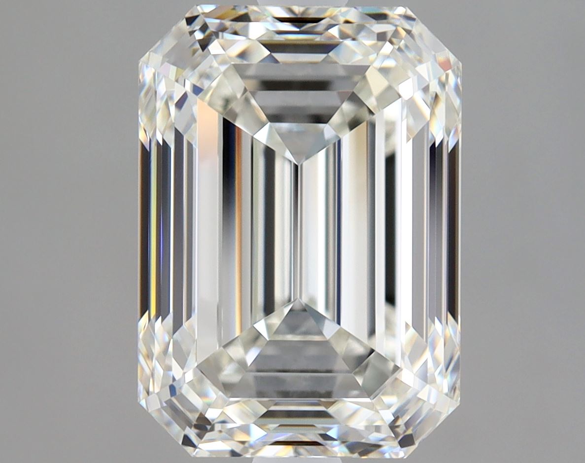 3 Carat Emerald - Natural Diamond - 3.03 - I - Internally Flawless - EX - VG - VG - Diamonds By Rothschild