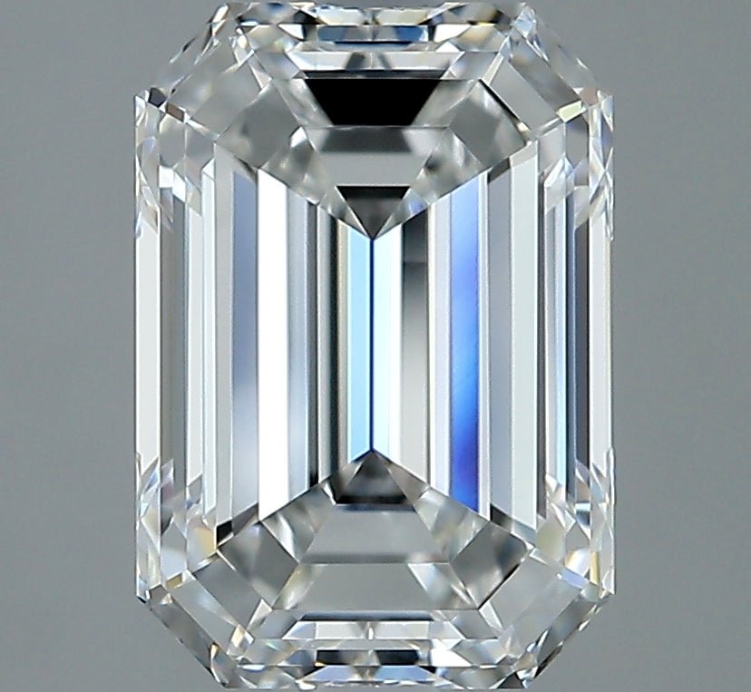 3 Carat EMERALD - Natural Diamond - 3.04 - E - VVS1 - VG - EX - EX - Diamonds By Rothschild