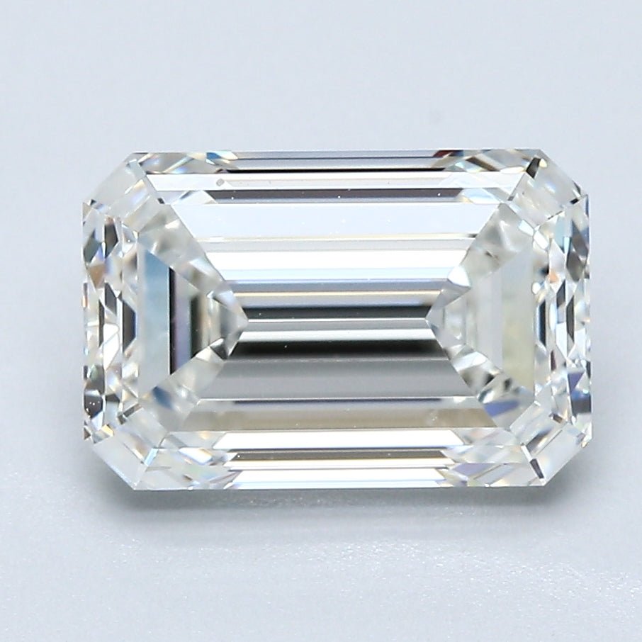 3 Carat EMERALD - Natural Diamond - 3.04 - H - VVS1 - VG - EX - EX - Diamonds By Rothschild