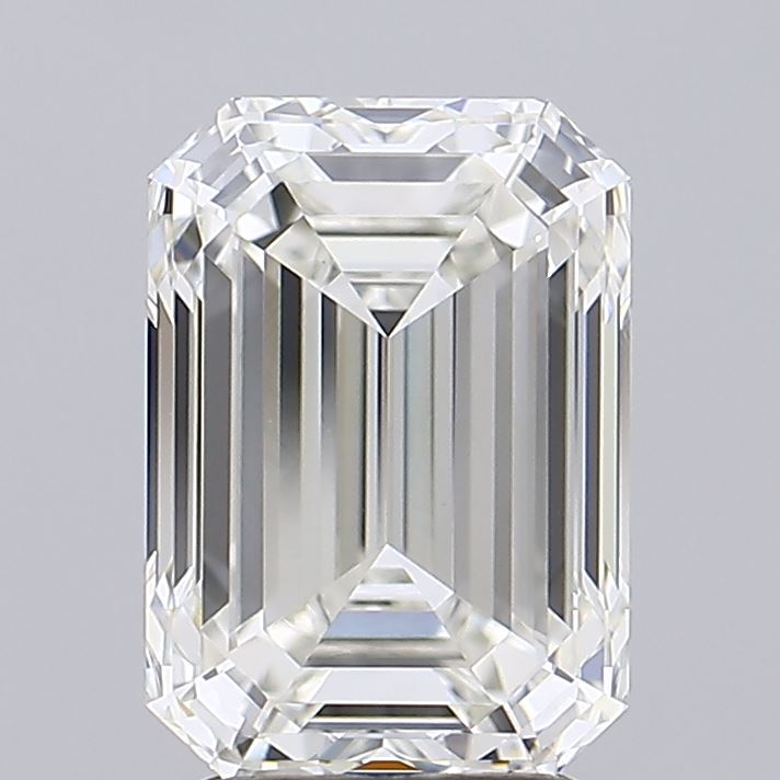 3 Carat Emerald - Natural Diamond - 3.04 - J - VVS2 - VG - EX - EX - Diamonds By Rothschild