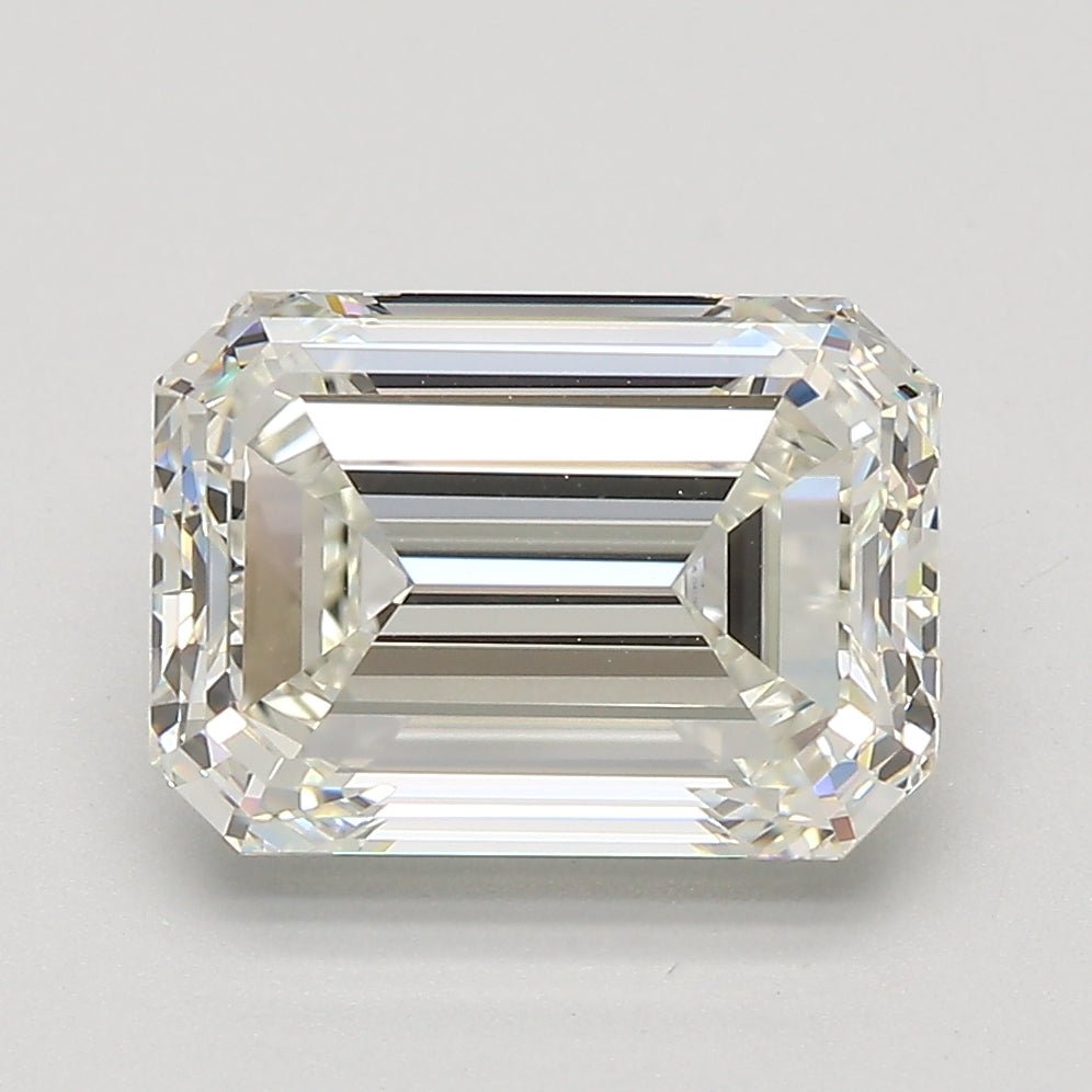 3 Carat Emerald - Natural Diamond - 3.39 - J - VVS1 - EX - EX - EX - Diamonds By Rothschild