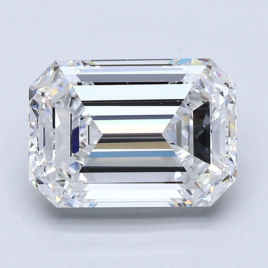 3 Carat EMERALD - Natural Diamond - E - VS2 - 3.01 - VG - EX - EX - Diamonds By Rothschild