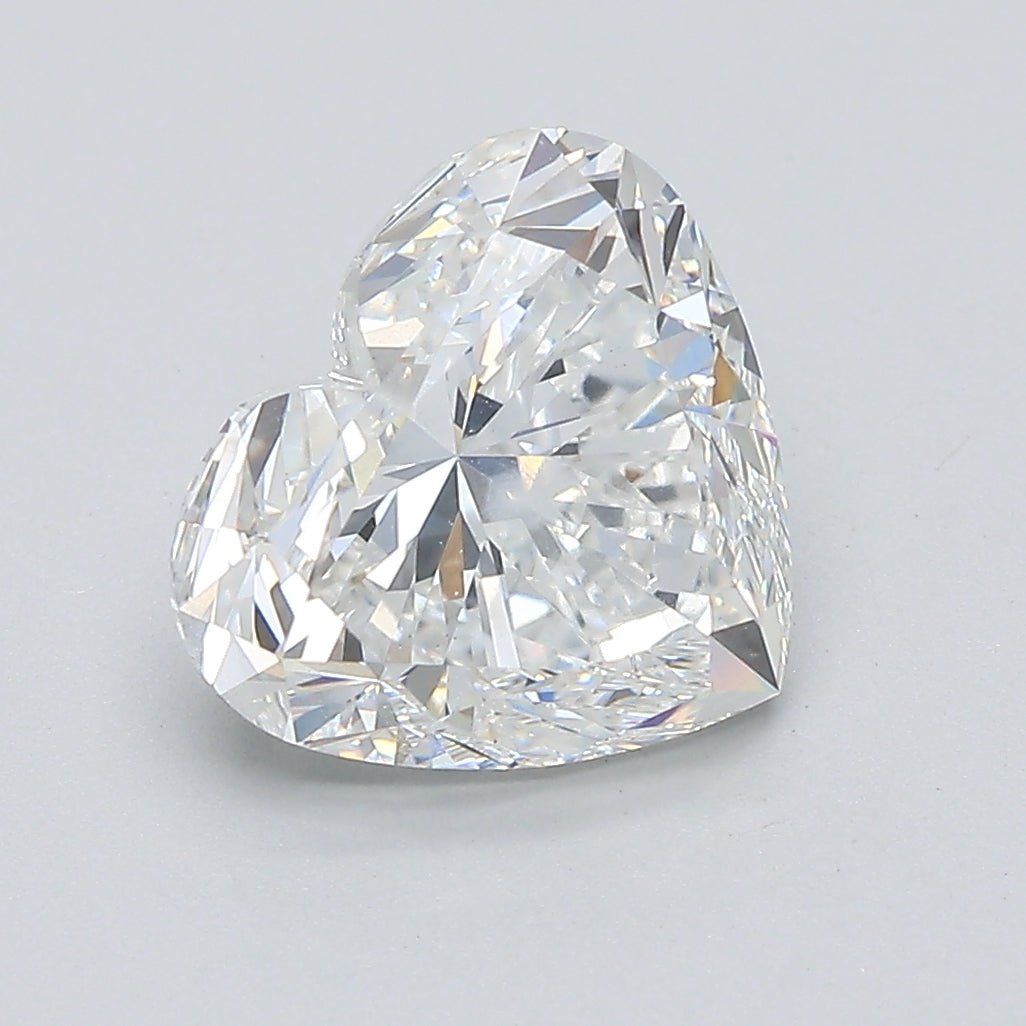3 Carat Heart - Natural Diamond - 3.03 - F - SI2 - EX - VG - Diamonds By Rothschild
