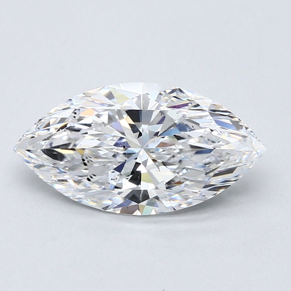 3 Carat Marquise - Natural Diamond - 3.01 - D - SI1 - EX - EX - VG - Diamonds By Rothschild