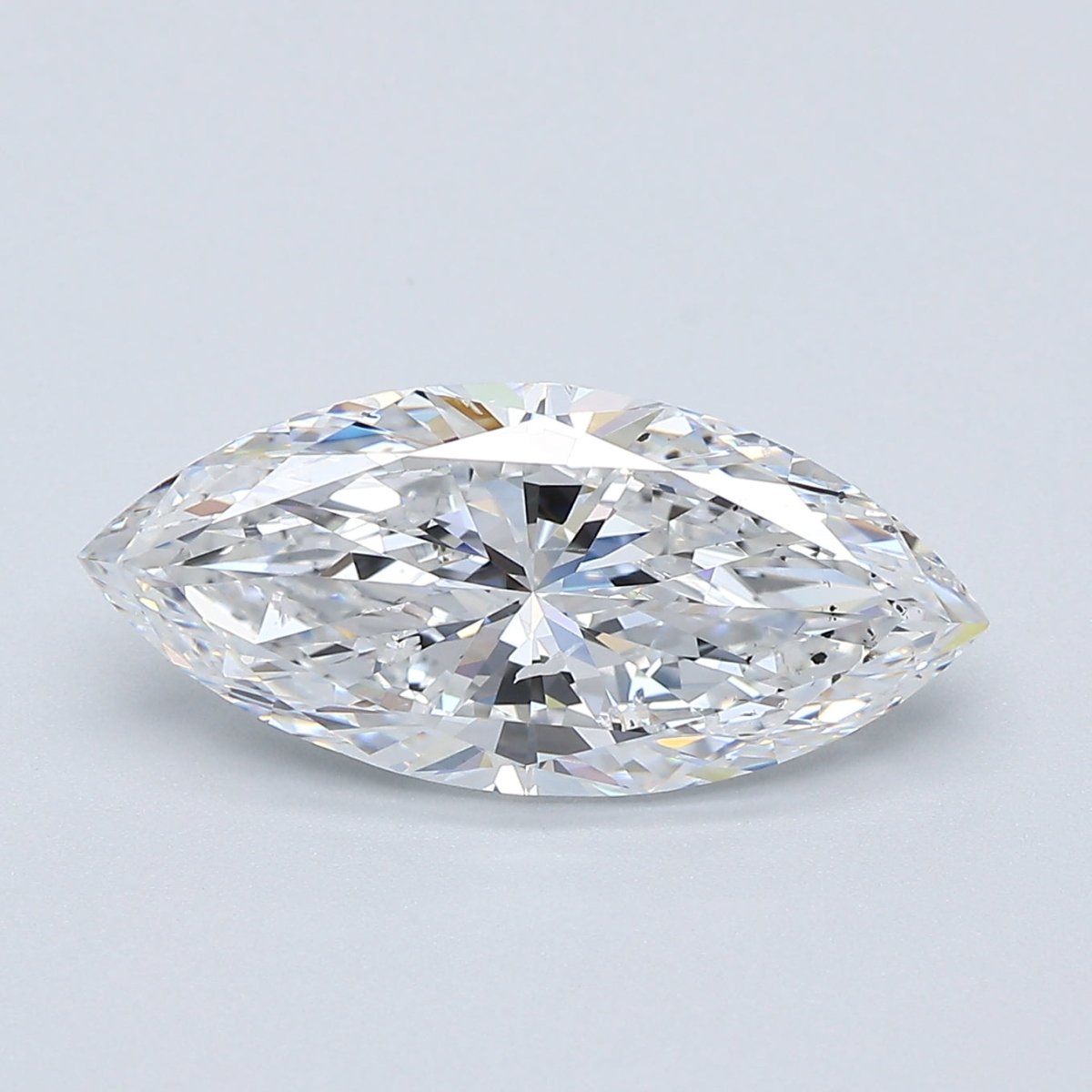 3 Carat Marquise - Natural Diamond - 3.01 - D - SI2 - EX - VG - Diamonds By Rothschild