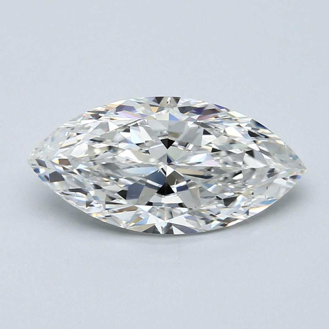 3 Carat Marquise - Natural Diamond - 3.02 - F - SI1 - VG - EX - EX - Diamonds By Rothschild