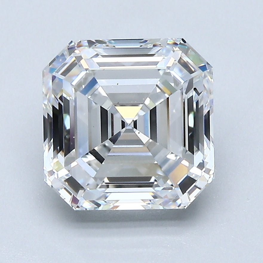 3 Carat Natural Diamond - ASSCHER - 3.05 - E - VS2 - Diamonds By Rothschild