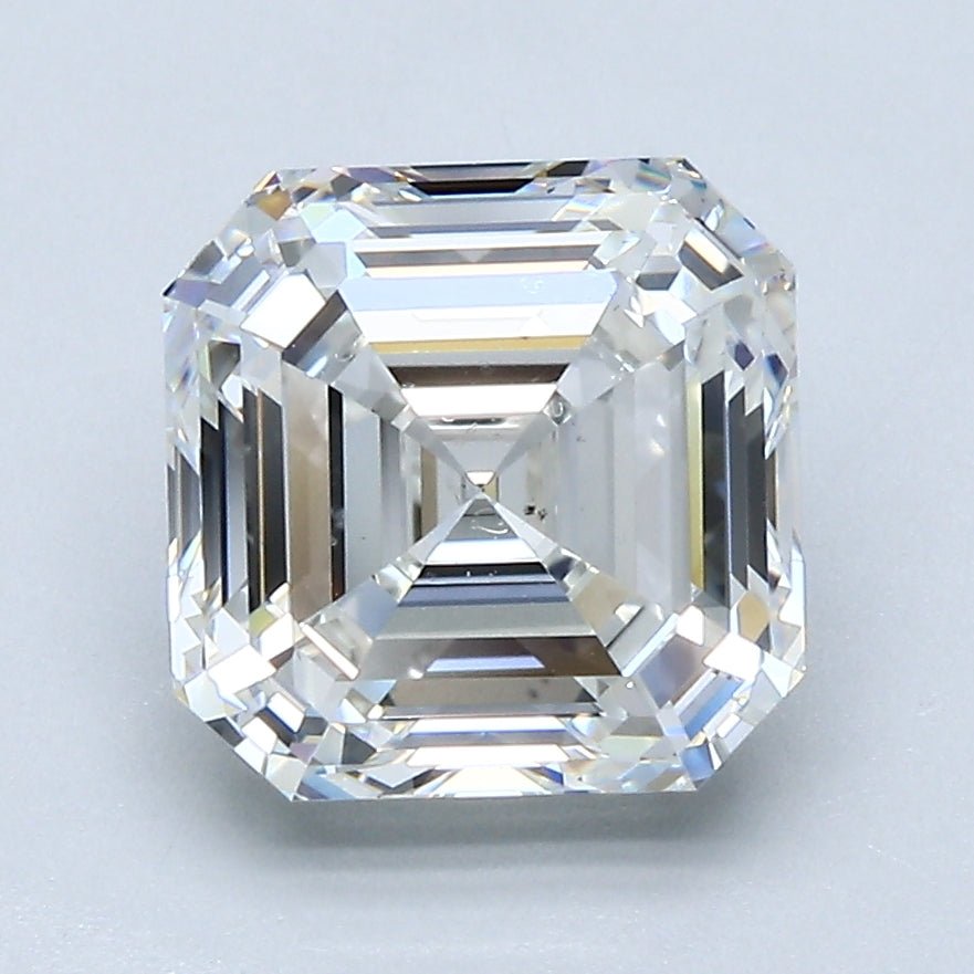 3 Carat Natural Diamond - ASSCHER - 3.12 - G - VS2 - Diamonds By Rothschild