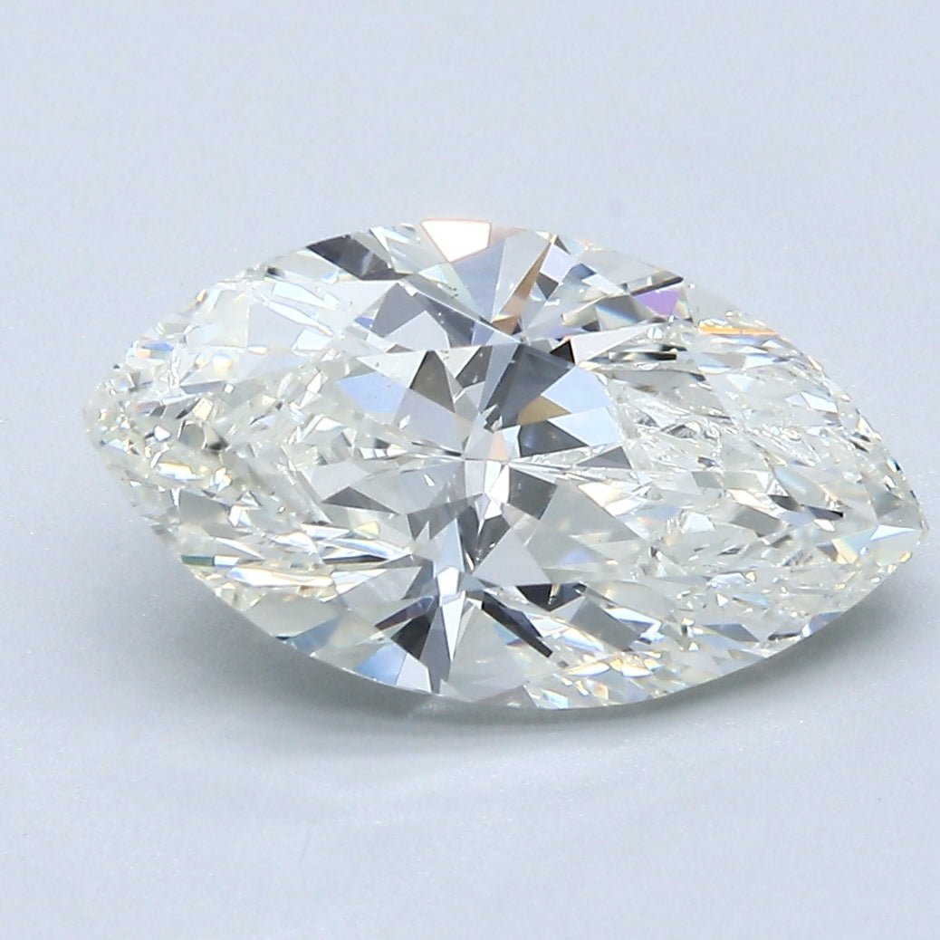 3 Carat Natural Diamond - MARQUISE - 3 - J - SI1 - Diamonds By Rothschild