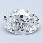 3 Carat Natural Diamond - OVAL - 3.01 - E - SI1 - Diamonds By Rothschild