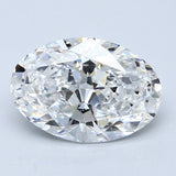 3 Carat Natural Diamond - OVAL - 3.01 - E - SI1 - Diamonds By Rothschild