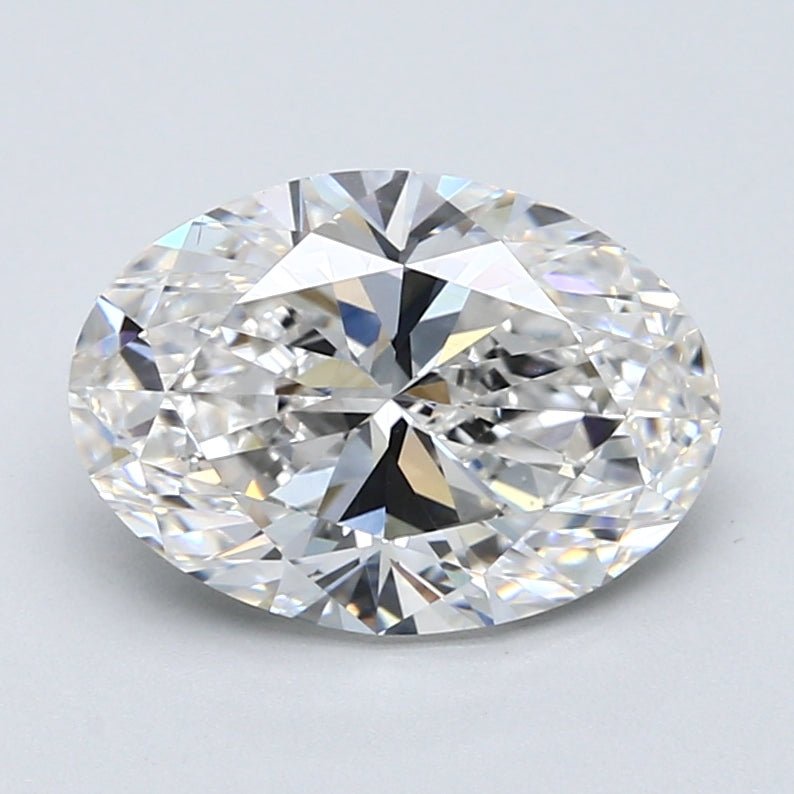 3 Carat Natural Diamond - OVAL - 3.01 - F - VS2 - Diamonds By Rothschild