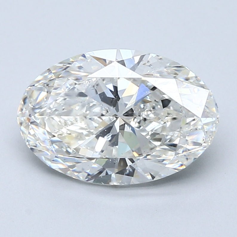3 Carat Natural Diamond - OVAL - 3.01 - H - SI2 - Diamonds By Rothschild