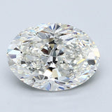 3 Carat Natural Diamond - OVAL - 3.01 - I - SI2 - Diamonds By Rothschild
