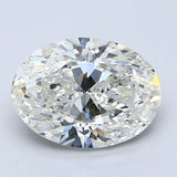 3 Carat Natural Diamond - OVAL - 3.01 - I - SI2 - Diamonds By Rothschild