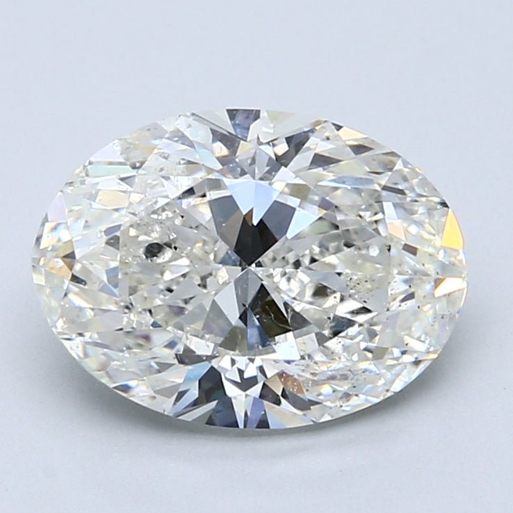 3 Carat Natural Diamond - OVAL - 3.01 - I - SI2 - Diamonds By Rothschild