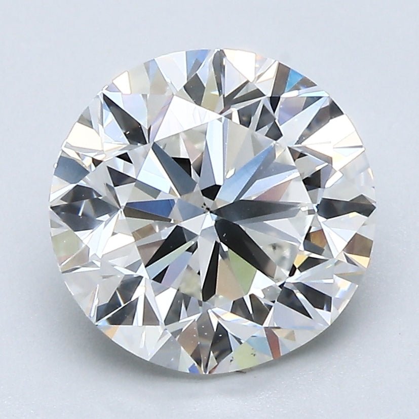 3 Carat Natural Diamond - Round - 3 - H - SI1 - Diamonds By Rothschild