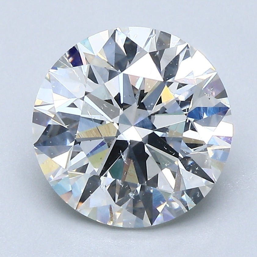 3 Carat Natural Diamond - Round - 3.01 - H - SI2 - Diamonds By Rothschild