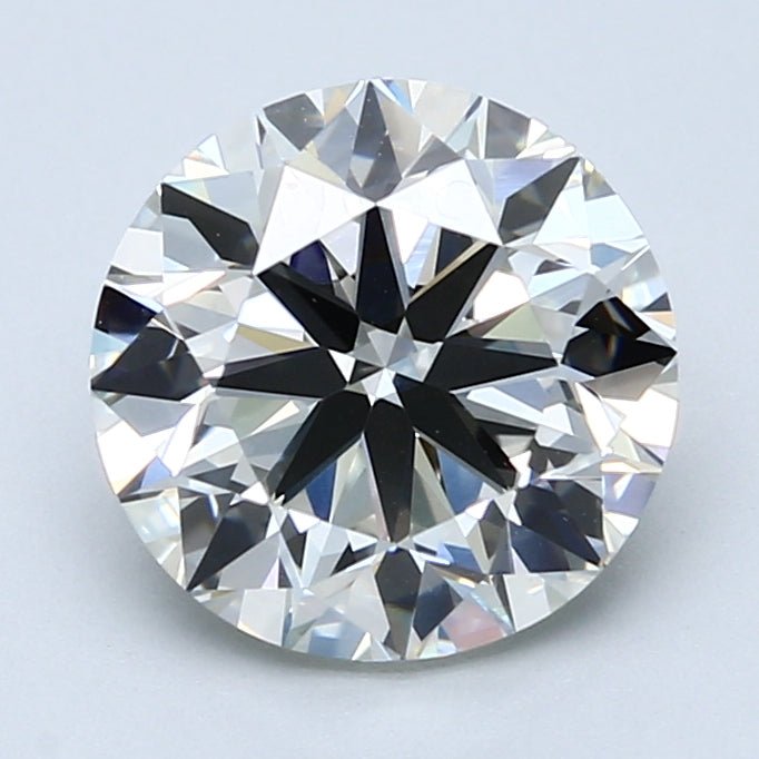 3 Carat Natural Diamond - Round - 3.01 - J - VS2 - Diamonds By Rothschild