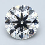 3 Carat Natural Diamond - Round - 3.02 - E - SI2 - Diamonds By Rothschild
