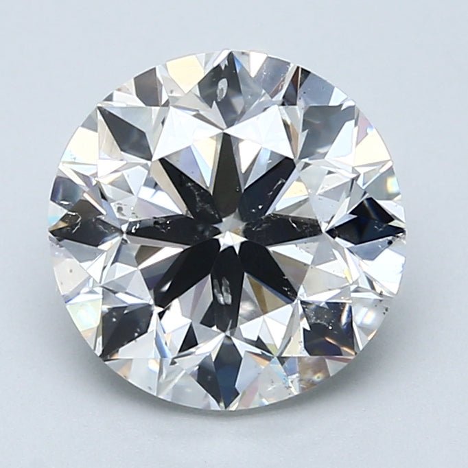 3 Carat Natural Diamond - Round - 3.02 - E - SI2 - Diamonds By Rothschild