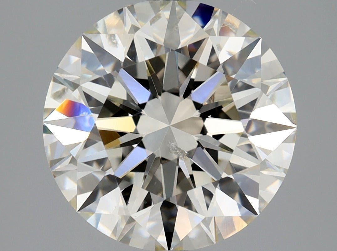 3 Carat Natural Diamond - ROUND - 3.02 - K - SI2 - Diamonds By Rothschild