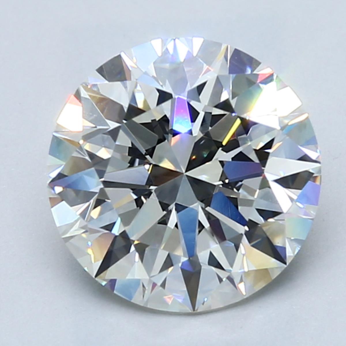 3 Carat Natural Diamond - Round 3.02ct - Diamonds By Rothschild