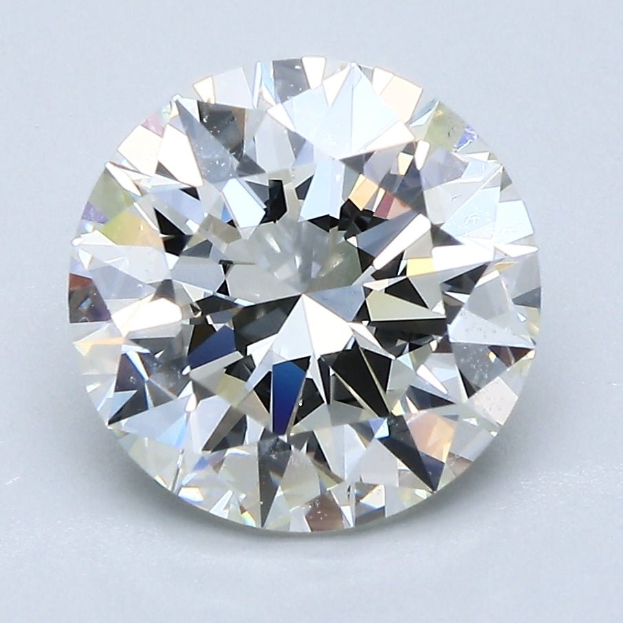 3 Carat Natural Diamond - Round - 3.34 - H - SI1 - Diamonds By Rothschild