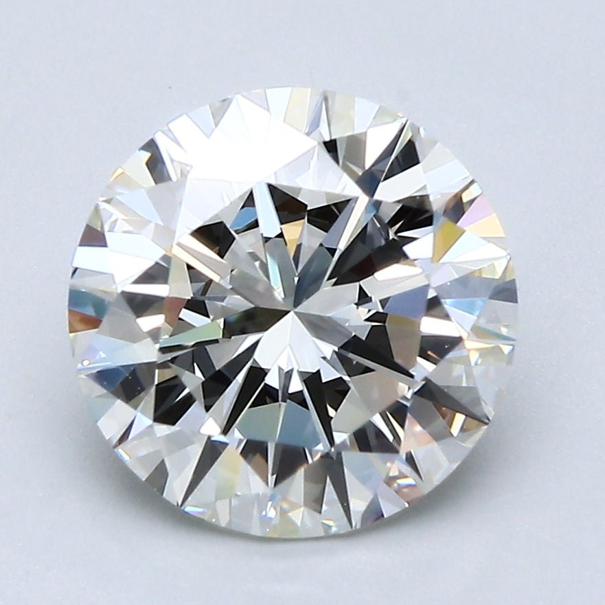 3 Carat Round Cut Natural Diamond - I VS1 - 2.89ct - EX Cut Grade