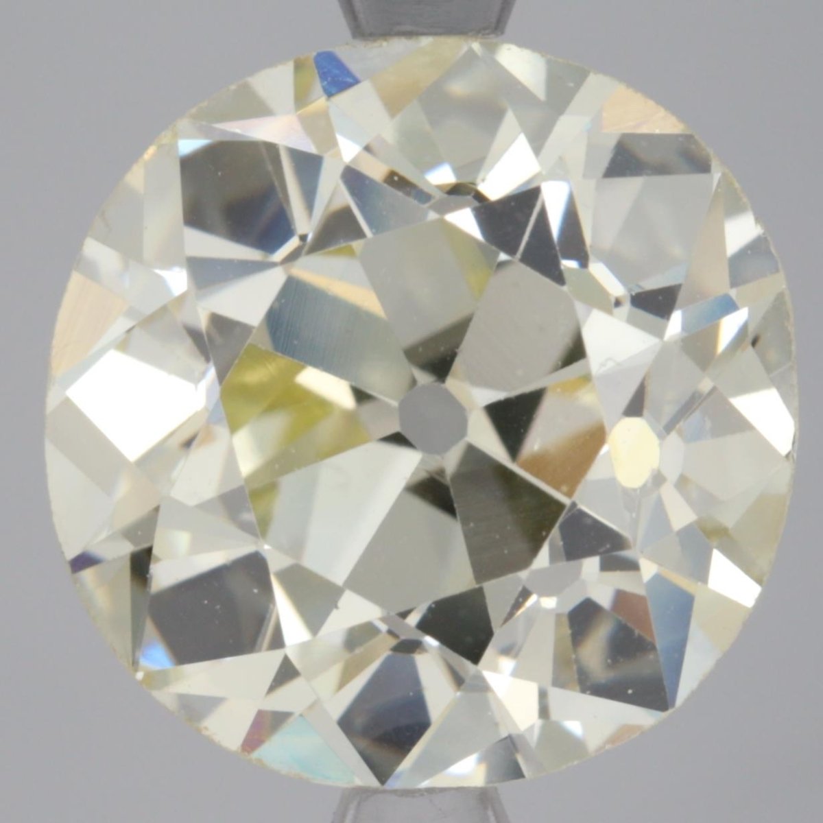>3 Carat Old European Cut Post Consumer Diamond - Q - R VS2 - 3.89ct - 232735 - Diamonds By Rothschild