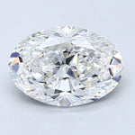 3 Carat Oval Cut Natural Diamond - E VS2 - 3.3ct - VG Cut Grade - Diamonds By Rothschild