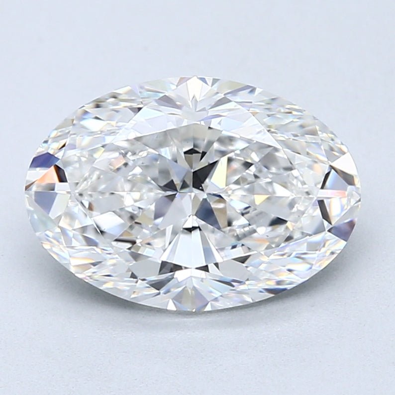 3 Carat Oval Cut Natural Diamond - E VS2 - 3.3ct - VG Cut Grade - Diamonds By Rothschild