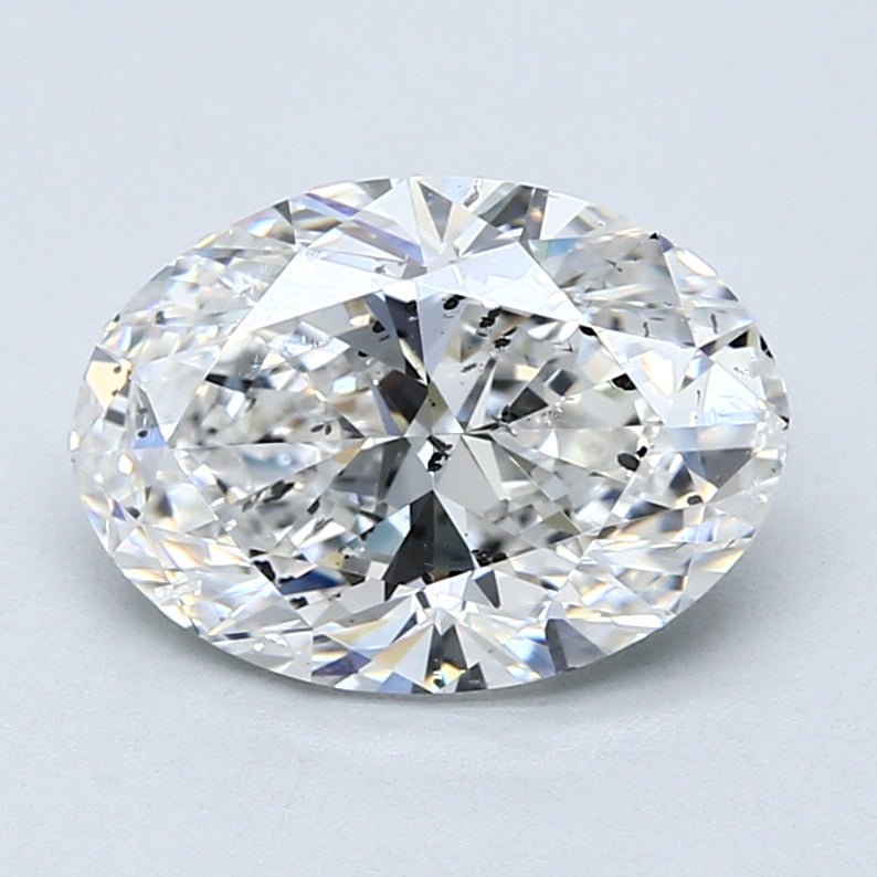 3 Carat Oval Cut Natural Diamond - F I1 - 3.01ct - VG Cut Grade - Diamonds By Rothschild
