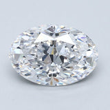3 Carat Oval - Natural Diamond - 2.8 - D - VS2 - VG - EX - EX - Diamonds By Rothschild