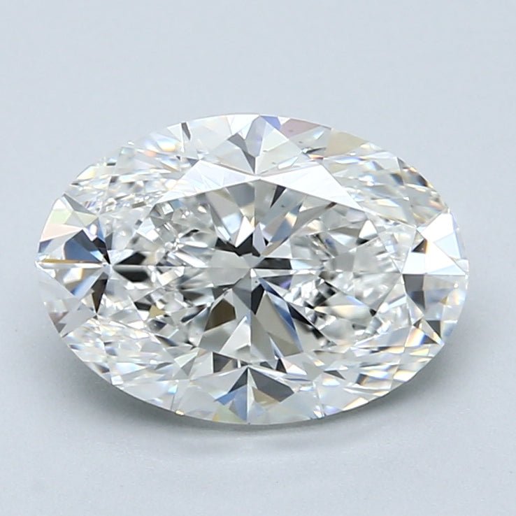 3 Carat Oval - Natural Diamond - 2.8 - F - VS1 - VG - EX - EX - Diamonds By Rothschild