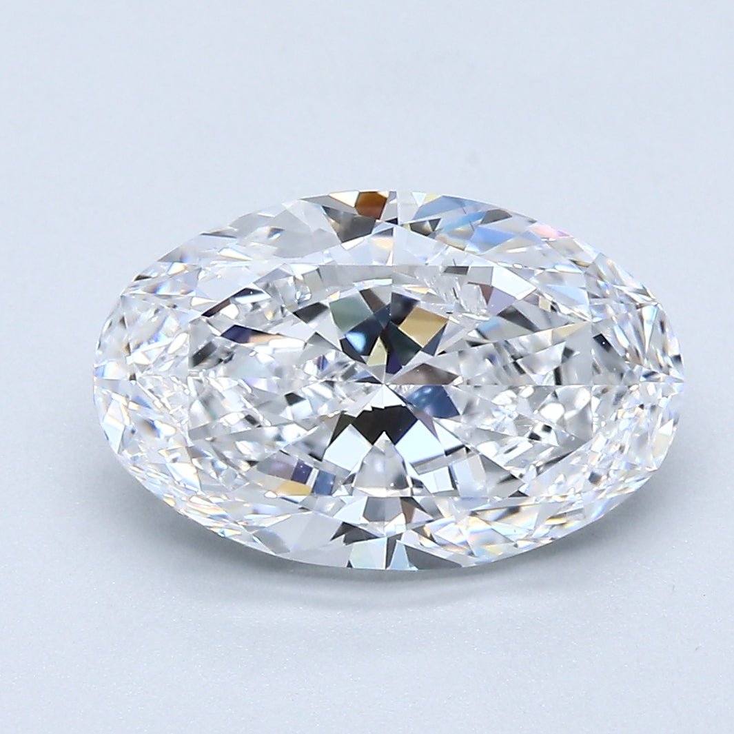 3 Carat Oval - Natural Diamond - 3 - D - VS2 - VG - EX - VG - Diamonds By Rothschild