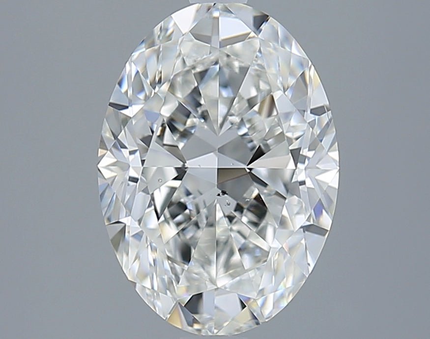 3 Carat Oval - Natural Diamond - 3 - G - SI1 - VG - EX - VG - Diamonds By Rothschild