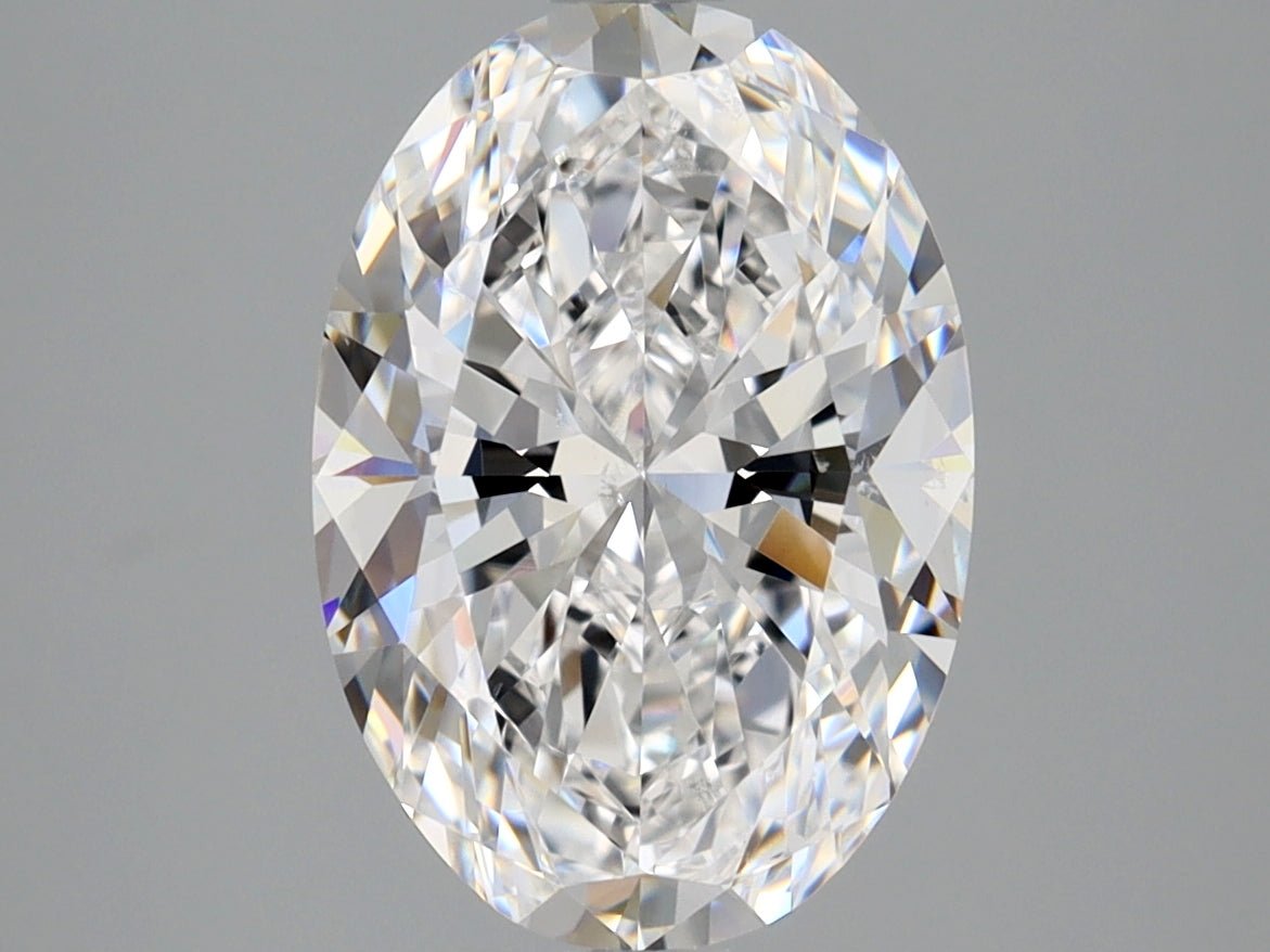 3 Carat Oval - Natural Diamond - 3.01 - D - SI1 - EX - EX - Diamonds By Rothschild
