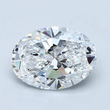3 Carat Oval - Natural Diamond - 3.01 - D - VS2 - EX - EX - Diamonds By Rothschild