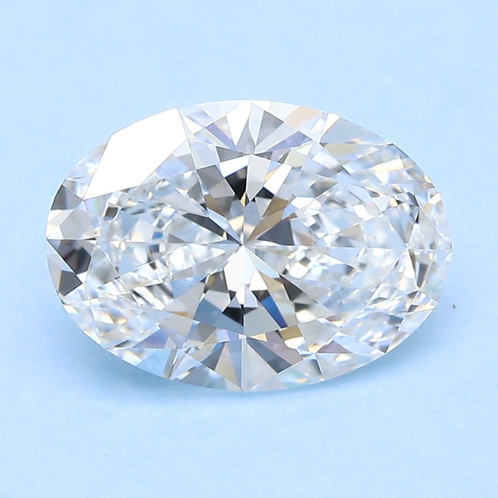 3 Carat Oval - Natural Diamond - 3.01 - D - VS2 - EX - EX - Diamonds By Rothschild