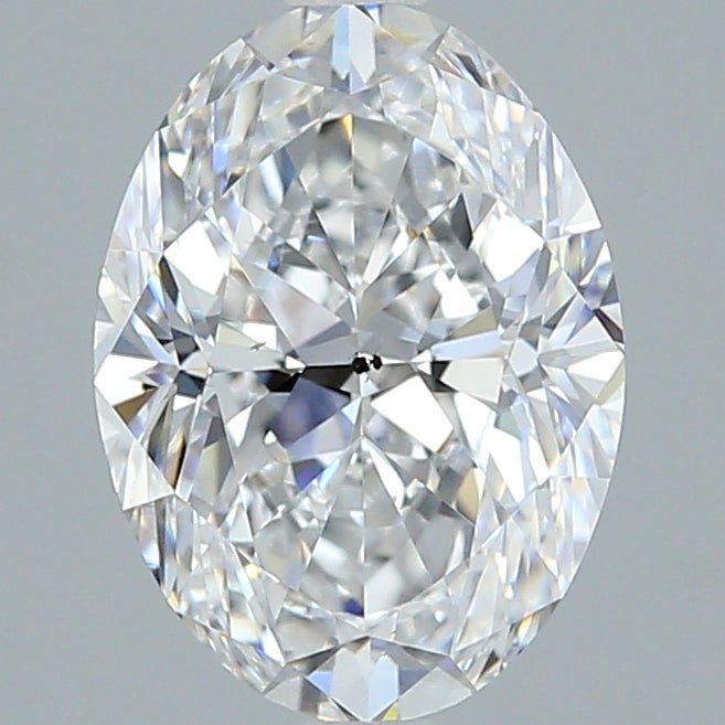 3 Carat Oval - Natural Diamond - 3.01 - E - SI1 - VG - EX - EX - Diamonds By Rothschild